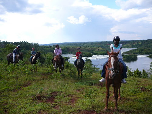 horseback riding in Jinja