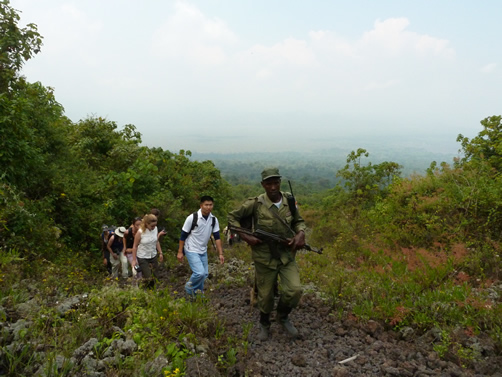 Climbing Mount Nyiragongo