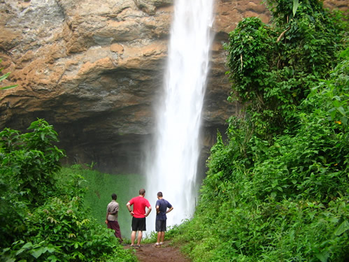 Waterfalls on top of Mount Elgon